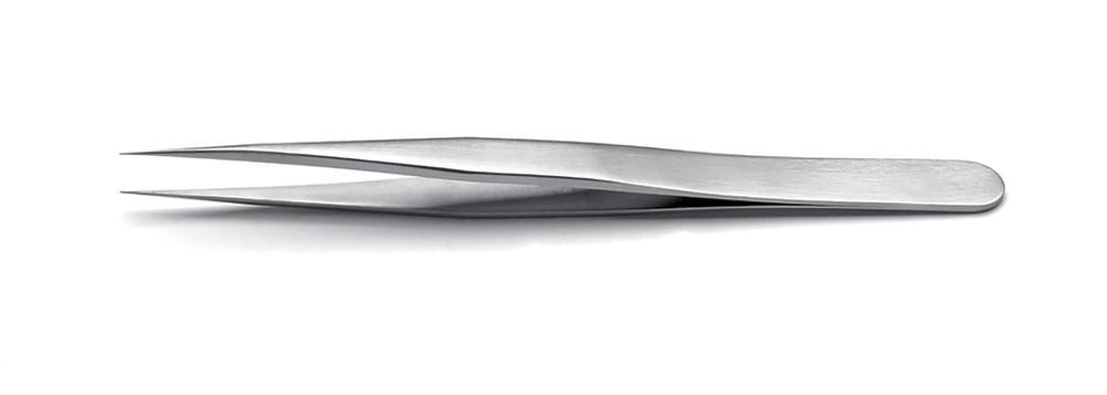 ROTILABO® precision tweezers, Straight S type 3, L 120 mm, SS 0.12 mm, 1 unit(s)