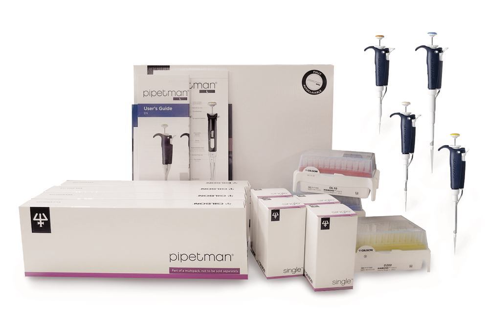 Kit of four, Pipetman® L, 1 unit(s)