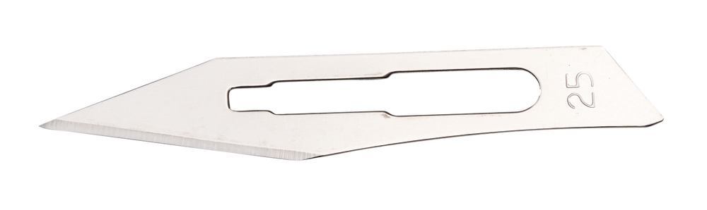 Scalpel blades, type 25, Sterile, 100 unit(s)