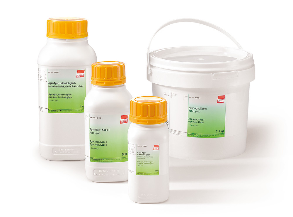 Agar-Agar, for microbiology, 1 kg, plastic