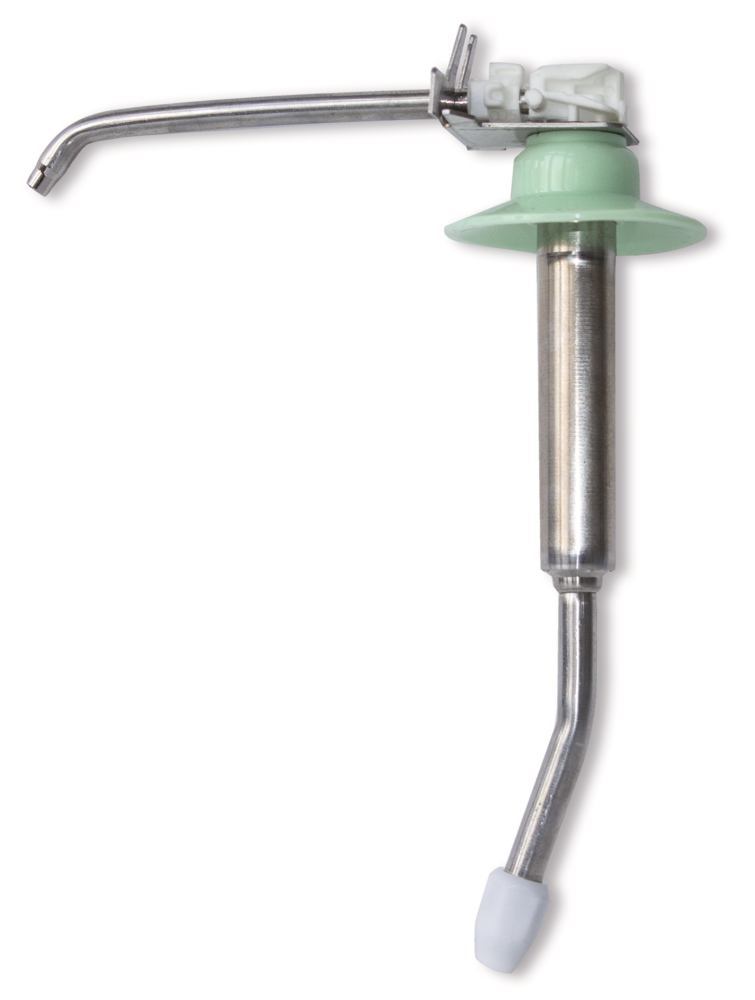 Replacement disinfectant dispenser pump, plus Touchless 500 ml, stainless steel