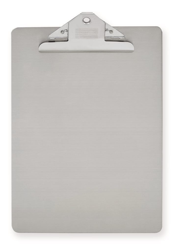 Writing pad support, Stainless steel, DIN A4, 1 unit(s)