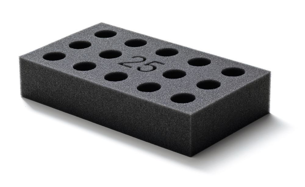 Test tube attachment, for 14 test tubes Ø 25 mm, 1 unit(s)