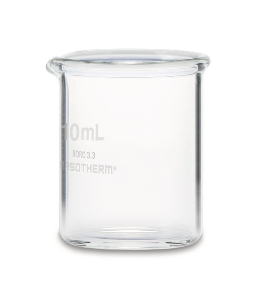 RASOTHERM beaker, short, 10 ml, 10 unit(s)