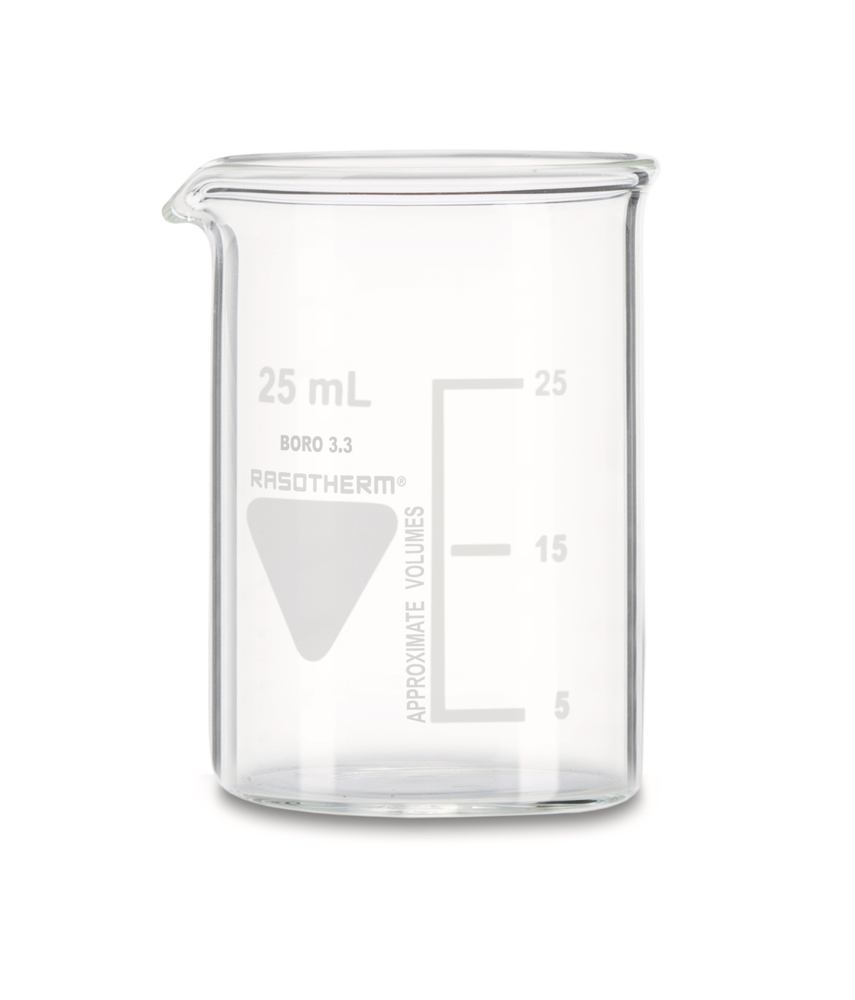 RASOTHERM beaker, short, 25 ml, 10 unit(s)