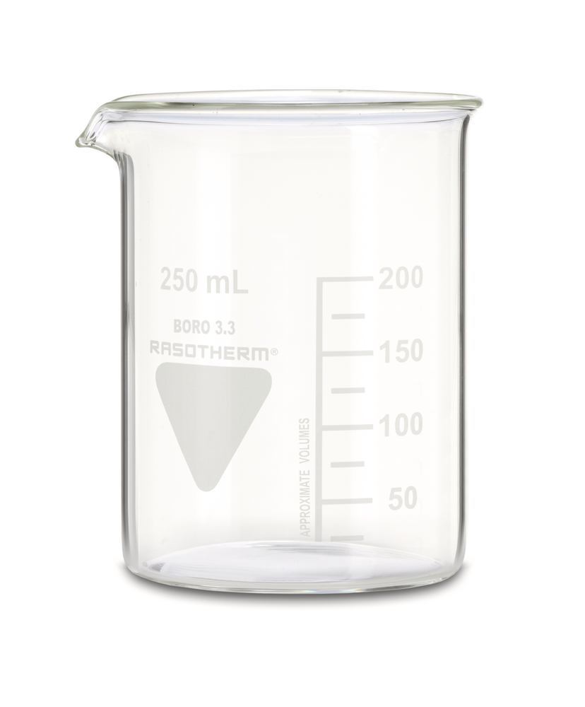 RASOTHERM beaker, short, 250 ml, 10 unit(s)
