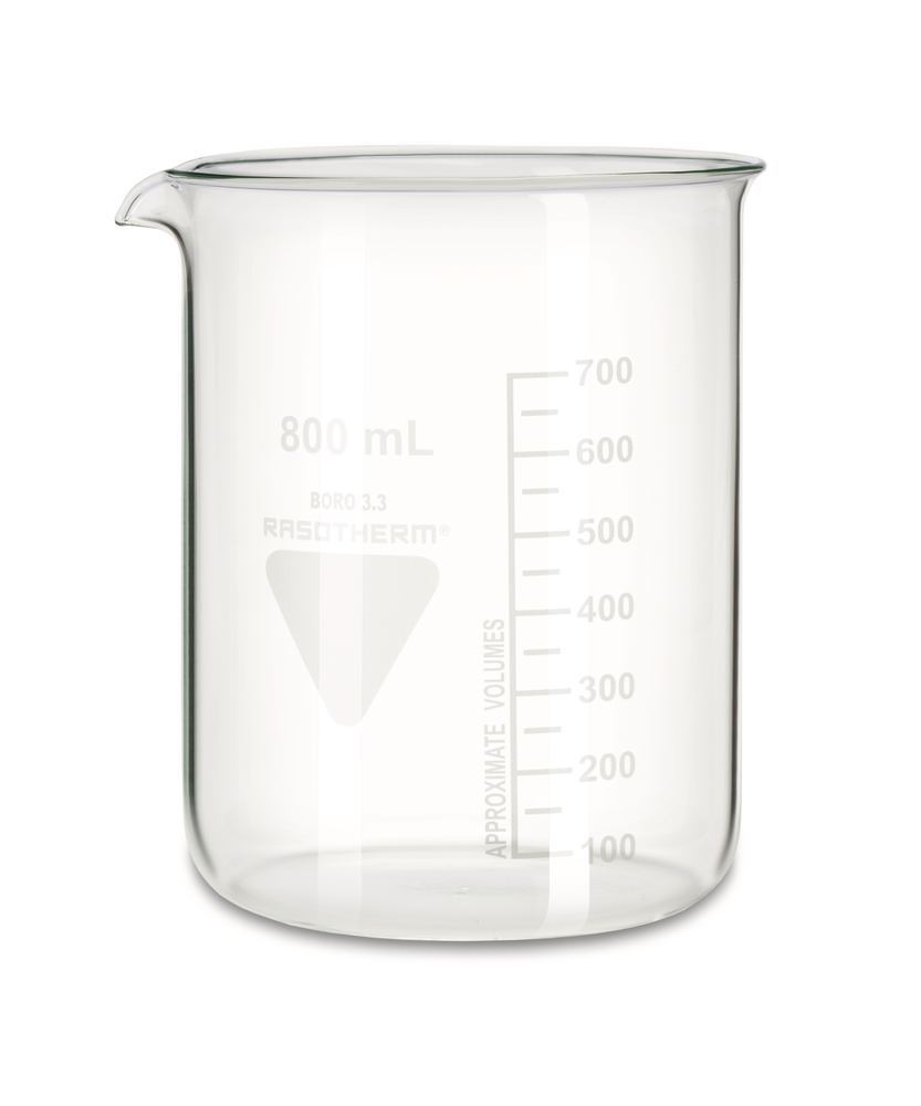RASOTHERM beaker, short, 800 ml, 10 unit(s)