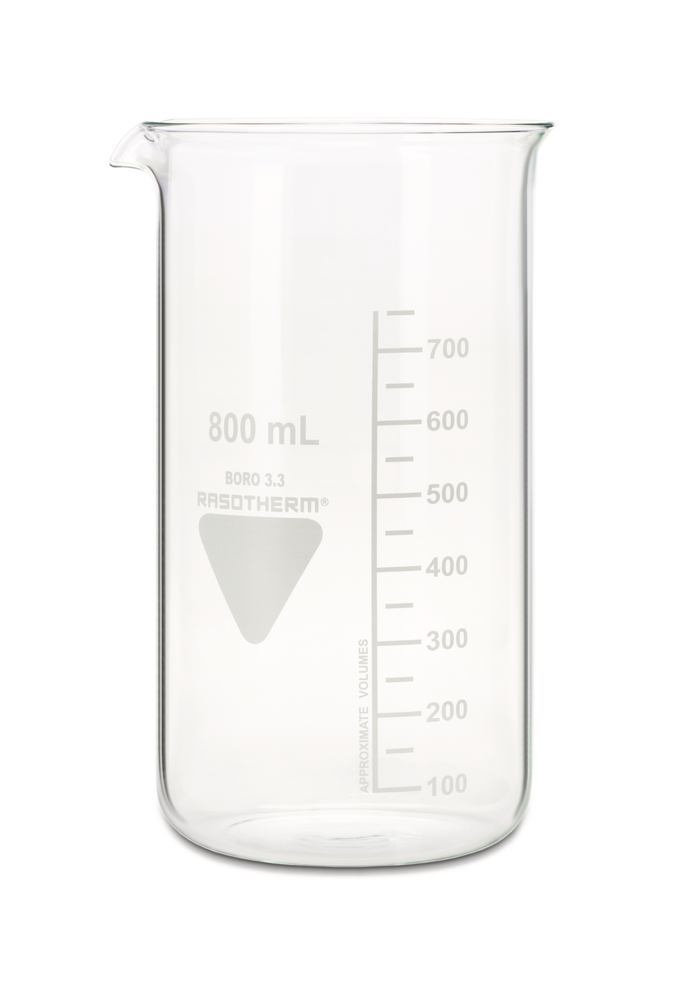 RASOTHERM beaker, tall, 800 ml, 10 unit(s)