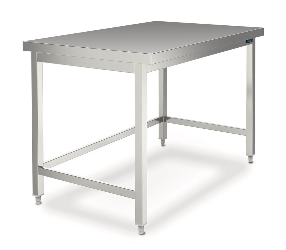 Laboratory bench, stainless steel, 1500 x 750 x 850 mm, 1 unit(s)
