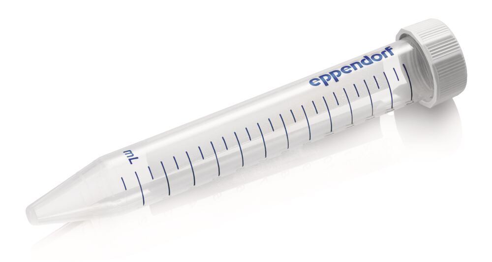 Eppendorf Tubes® BioBased,, transparent, 15 ml, Ø 19 x H 121 mm, PP, — Carl Roth, cod 1YNT.1