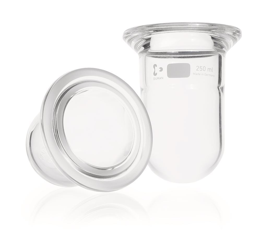 Flat flange reaction vial, DURAN®,, with groove, 4000 ml, 1 unit(s)