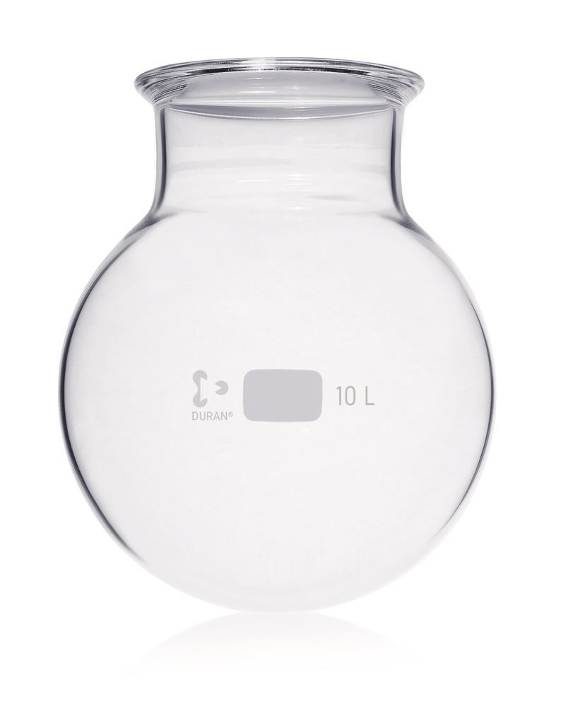 FF round bottom flask, DURAN®, DN100,, with groove, 10,000 ml, 1 unit(s)