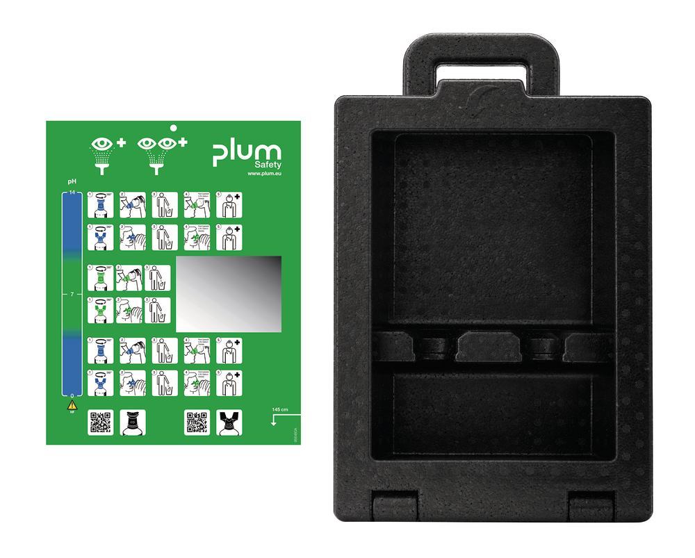 Plum iBox 2 without contents, can hold 2 eye wash bottles, 1 unit(s)