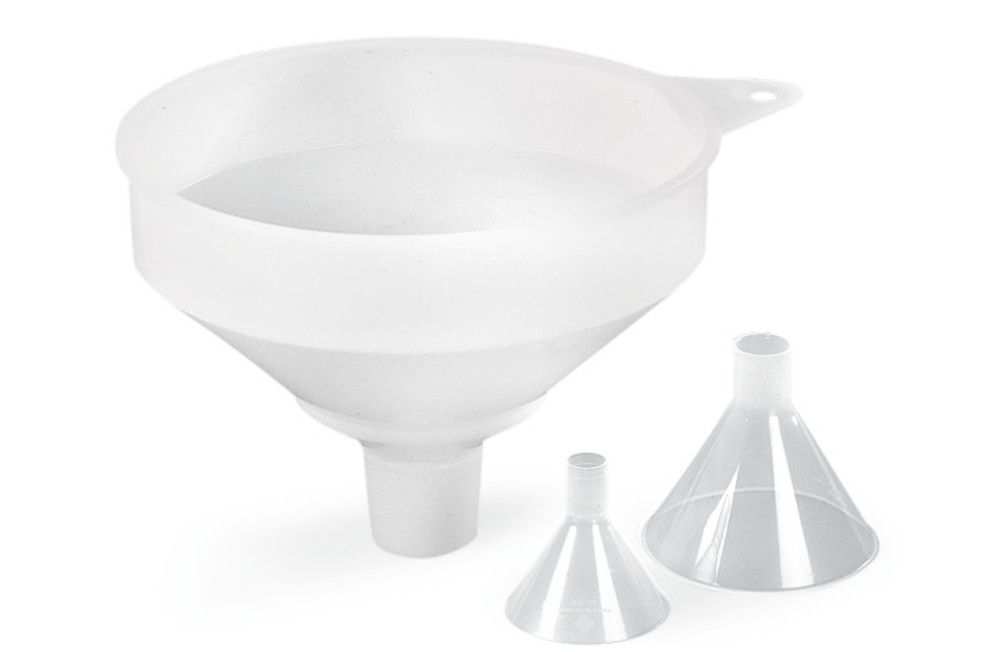 Rotilabo®-powder funnel, PP, Ø inside, top 65 mm, height 68 mm, 1 unit(s) — Carl Roth, cod 2041.1