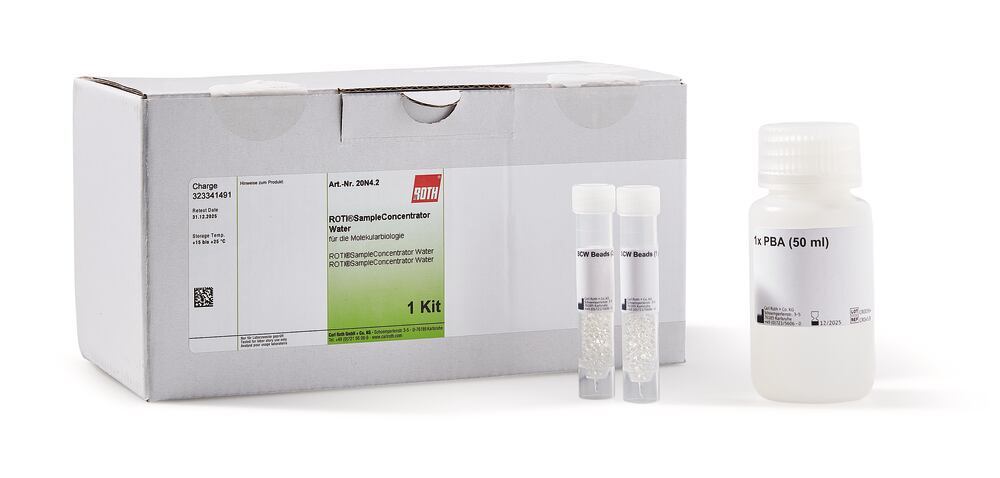ROTI®SampleConcentrator Water, 10 Prep, for molecular biology, 1 kit, cardboard