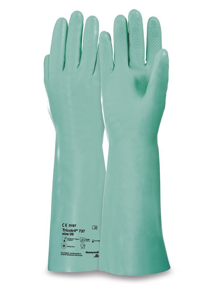 Nitrile gloves Tricotril® 737, Length 400 mm, size 10, 50 pair