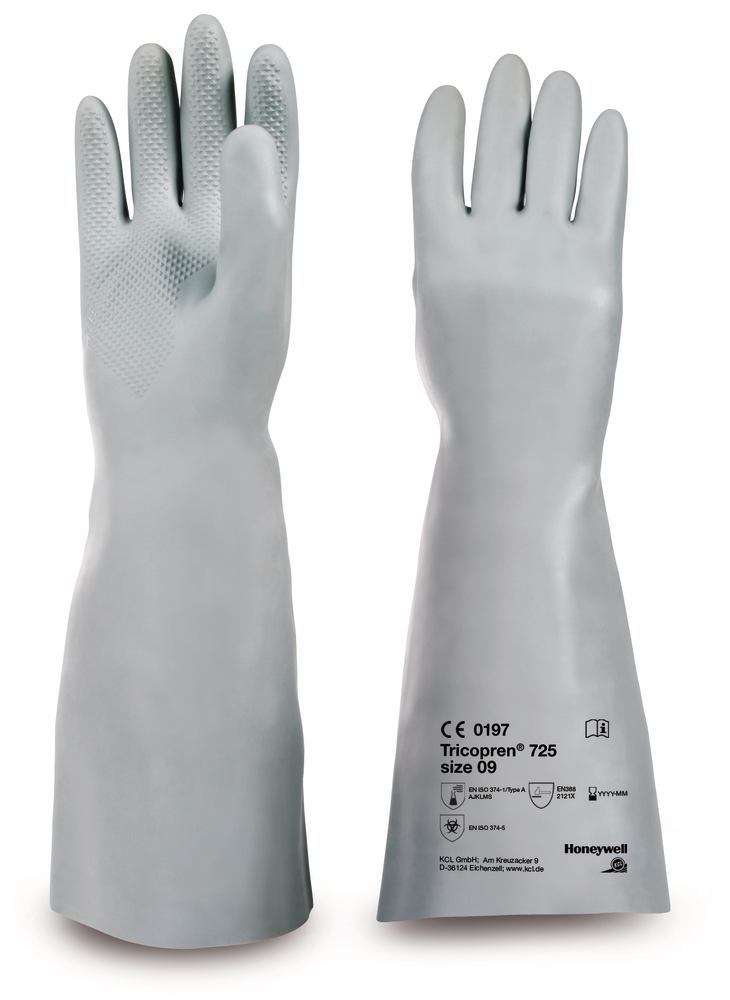 Chloroprene gloves, Tricopren 725, L390-410 mm, size 10, 1 pair