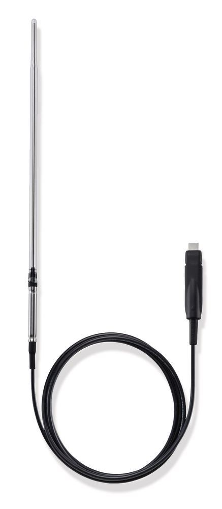 Pt 100 temp. gauge, -50 to +400 °C, Laboratory probe, glass-coated (TUC)