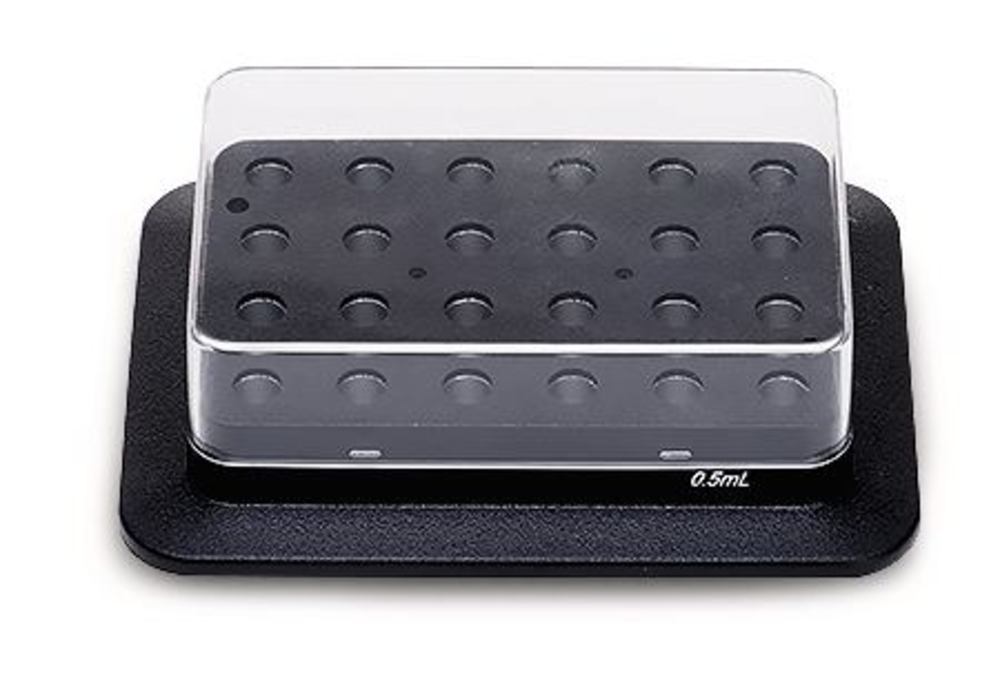 Interchangeable block incl. lid, for 24 x 0.5 ml reaction vials, 1 unit(s) — Carl Roth, cod 21EH.1