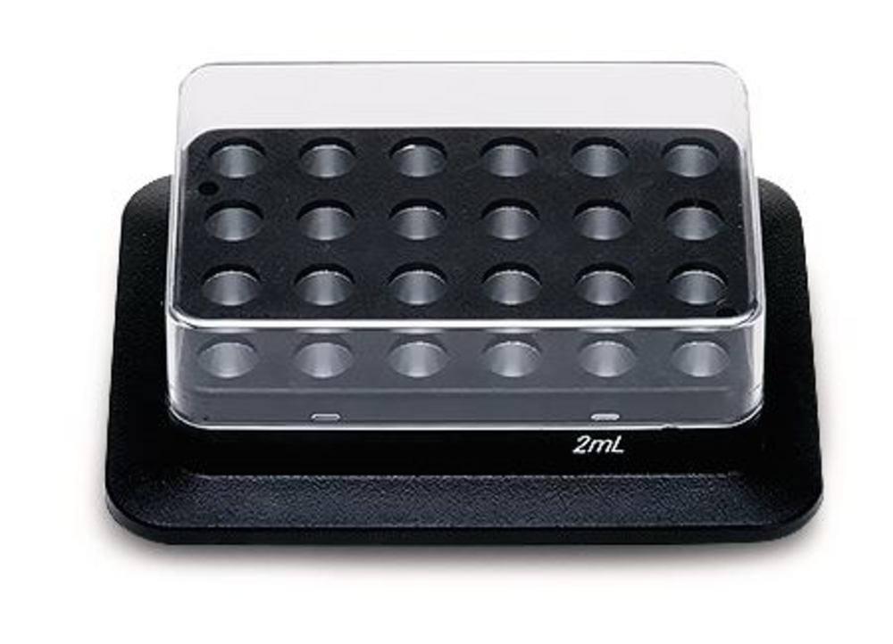 Interchangeable block incl. lid, for 24 x 2.0 ml reaction vials, 1 unit(s)