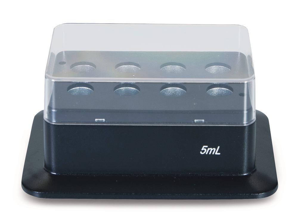Interchangeable block incl. lid, for 24 x 5.0 ml reaction vials, 1 unit(s)