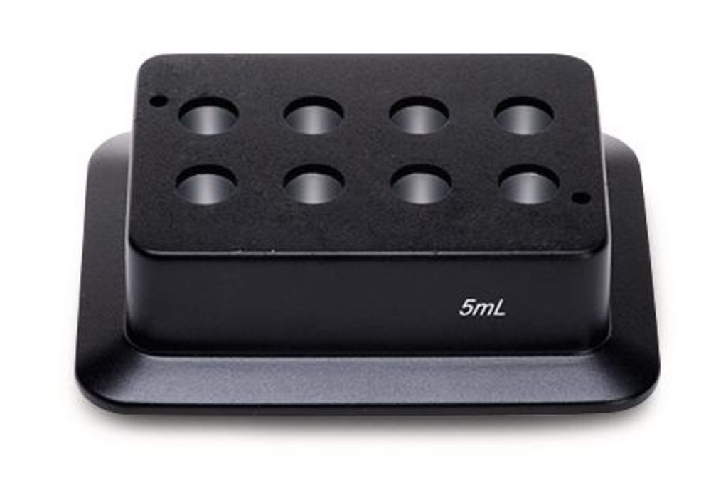 Interchangeable block, for 8 test tubes, bore Ø 13.5 mm, 1 unit(s) — Carl Roth, cod 21EP.1