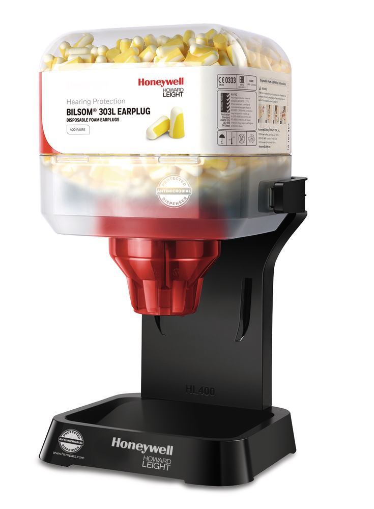 Ear protection plug dispenser HL400 AM, incl. 400 pairs of ear protection plugs