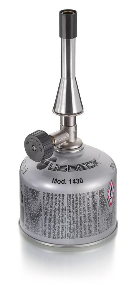 Teclu burner for cartridges model 1421, H 140mm, suitable for cartr. type 1430