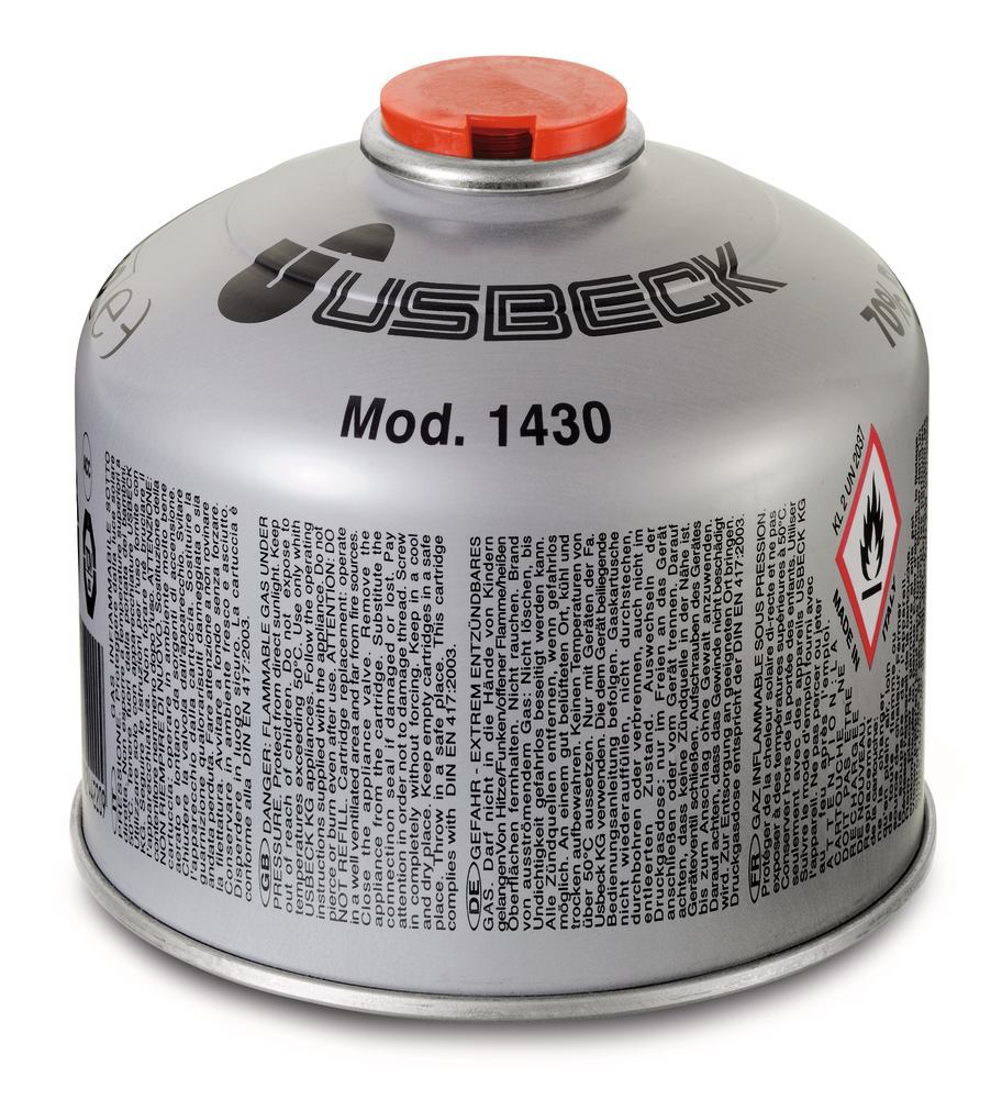 Valve cartridges type 1430, 220 g/400 ml, suitable for burner model 1422/1421