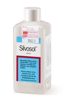 Silvosol®, îndepărtează petele de azotat de argint și iod, 1 l, plastic