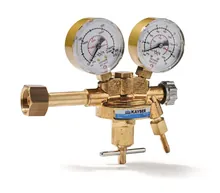 Regulator de presiune pentru butelie, cu o singură treaptă, alamă, tip de gaz oxigen, 1 bucată