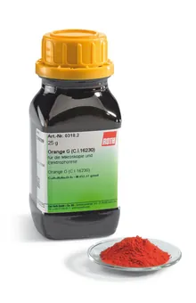 Orange G (C.I.16230), pentru microscopie și electroforeză, 25 g, sticlă