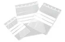 Pungi Rotilabo®-sample, LDPE, cu închidere prin presare, pe bandă, 100x150mm