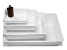 Rotilabo®-lab vas, PP, alb, L 310 x W 250 x H 75 mm, 1 bucată