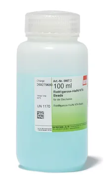 ROTI®Garose-His/Ni NTA-Beads, pentru biochimie, 25 ml, plastic