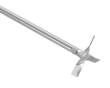 Paletă de agitare, elice, cu 4 palete, agitator Ø 50 mm, lungime ax 350 mm