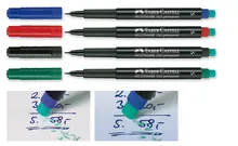 Set pixuri cu cerneală rezistentă la apă, câte 2 pixuri negre, albastre, verzi, roșii, 1 set