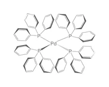 Tetrakis(trifenilfosfină)paladiu(0), min. 98 %, 5 g, sticlă