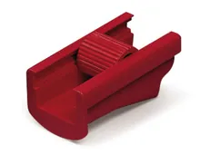Cleme Rotilabo®-tube, poliester, roșii, pentru furtun de până la Ø 14 mm, 12 bucăți
