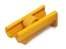 Cleme Rotilabo®-tube, poliester, galbene, pentru furtun de până la Ø 6 mm, 12 bucăți