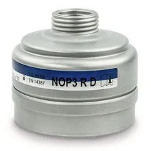 Filtru de protecție respiratorie, albastru/alb, EN 14387, tip NO-P3, 1 bucată