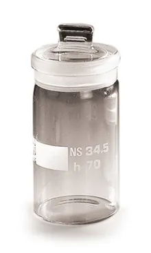 Flacon Rotilabo®-weighing, sticlă borosilicată, înalt, cu capac, NS 34/11, 45 ml