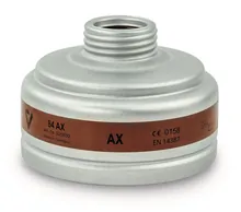 Filtru de protecție respiratorie, maro, EN 14387, tip AX, 1 unitate