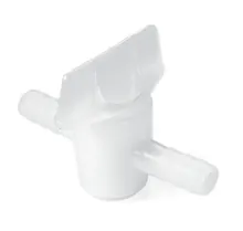 Rotilabo®-tubing conectori, PE, culoare naturală, conexiune robinet, L 70mm