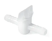 Rotilabo®-tubing conectori, PE, culoare naturală, conexiune robinet, L 95mm