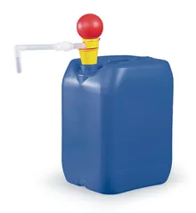 Pompă manuală OTAL cu tub de ieșire curbat, PP, 26 l/min, pentru recipiente max. 60 l