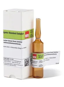 Soluție stoc de solvent de extracție, 20 µl/l n-decan, 20 mg/l n-tetracontan