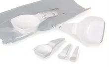 Lingurițe de măsurare PS, albe, nesterile, 0.5 ml, 100 bucăți