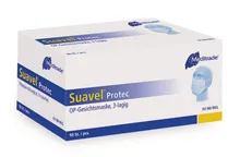 Mască chirurgicală Suavel® Protec, tip II, albastru, model de bază, 50 buc.
