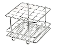 Suport eprubete Rotilabo®, 25 orificii, dimensiune compartiment 18 x 18 mm, 1 buc.